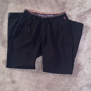 Heart and soul black scrub pants